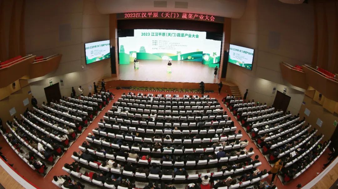  2023江汉平原（天门）蔬菜产业大会开幕式举行 